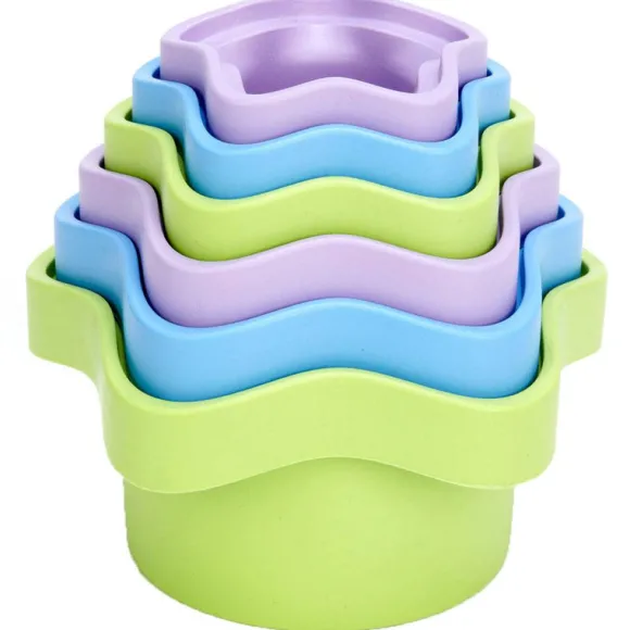 Baby Toy Starter Set (First Keys Stacking Cups & Elephant)