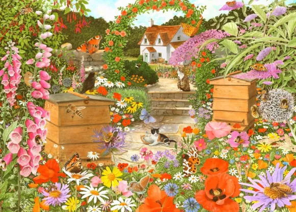 Bee Happy - 1000 Piece Jigsaw Puzzle