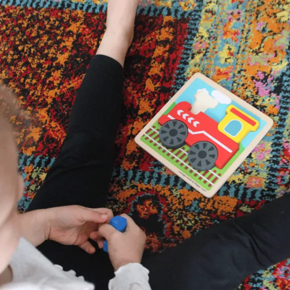 Chunky Lift-Out Puzzle - Train