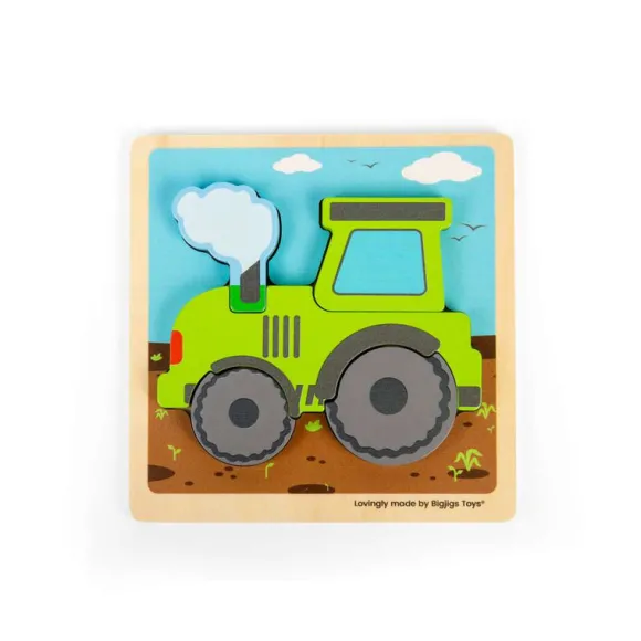Chunky Lift-Out Puzzle - Tractor