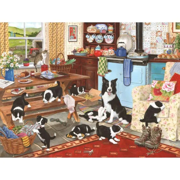 Collie Wobbles - 1000 Piece Jigsaw Puzzle
