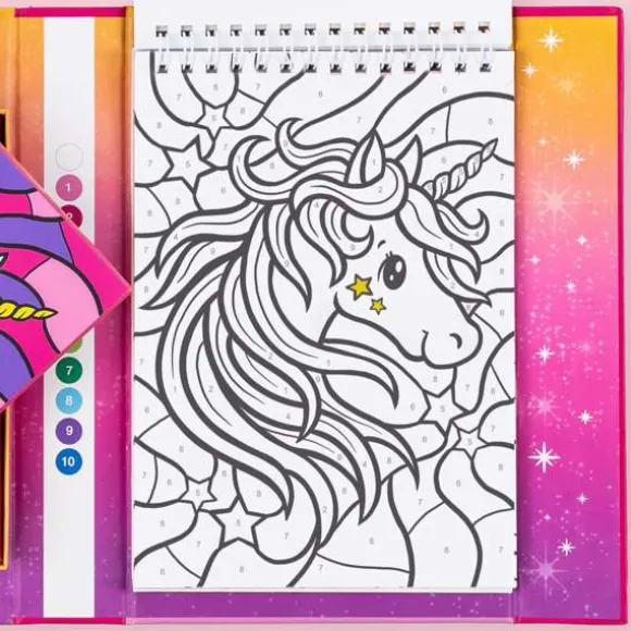 Colour by Numbers - Unicorn Dreaming