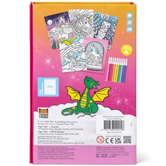 Colour by Numbers - Unicorn Dreaming