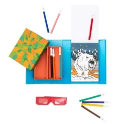 3D Colouring Set - Fierce Creatures