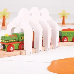 Dinosaur Railway Engine and Carriages