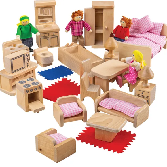 Doll Family and Furniture
