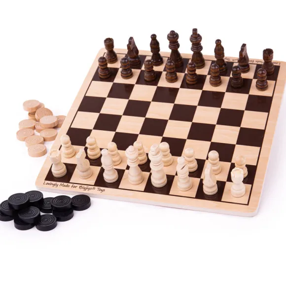 Draughts and Chess Set