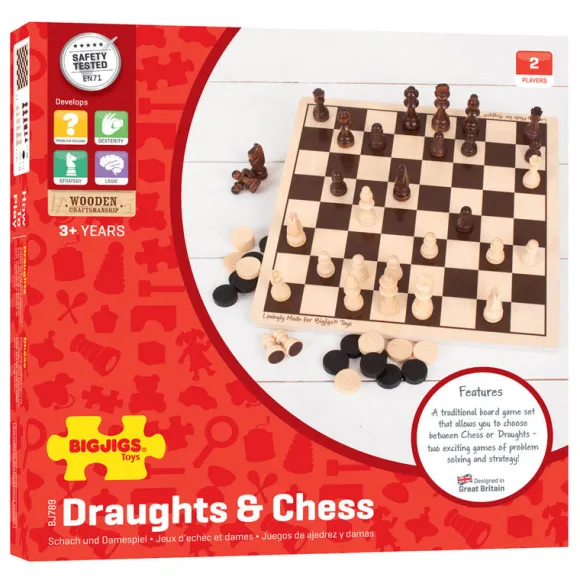 Draughts and Chess Set