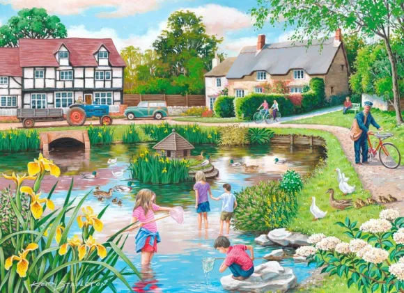 Duck Pond - BIG 250 Piece Jigsaw Puzzle