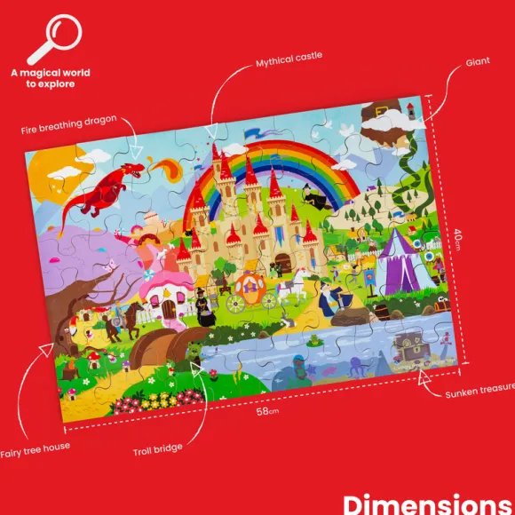 Fantasy Floor Puzzle (48pc)