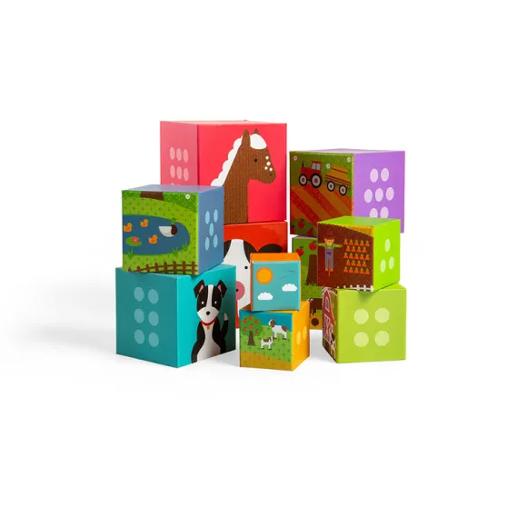 Farmyard Stacking Cubes