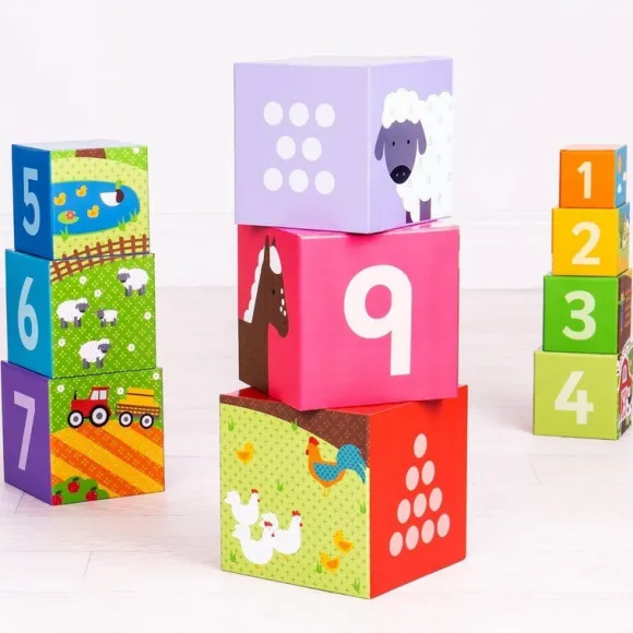 Farmyard Stacking Cubes