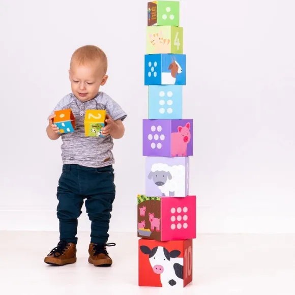 Farmyard Stacking Cubes