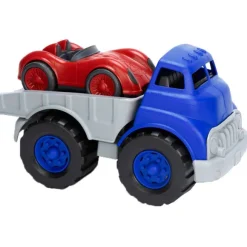 Flatbed Truck with Race Car
