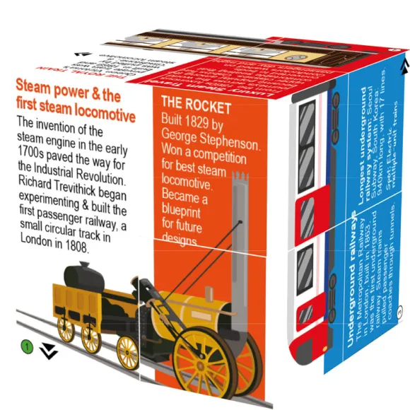 History of Railway Cube Book