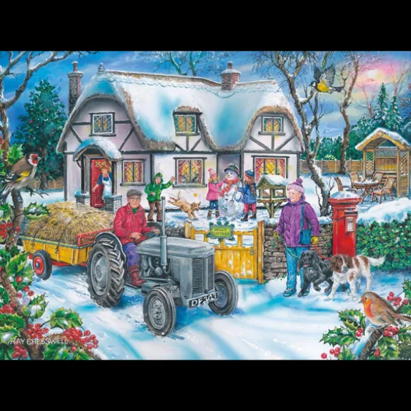 Holly Cottage - 1000 Piece Jigsaw Puzzle