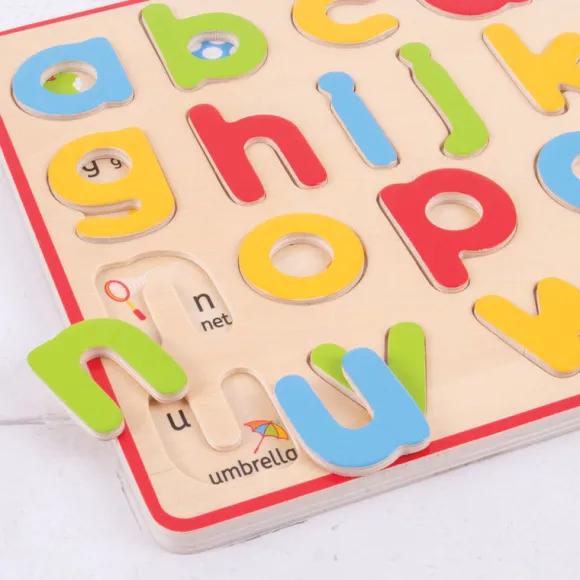 Inset Puzzle Lowercase Alphabet