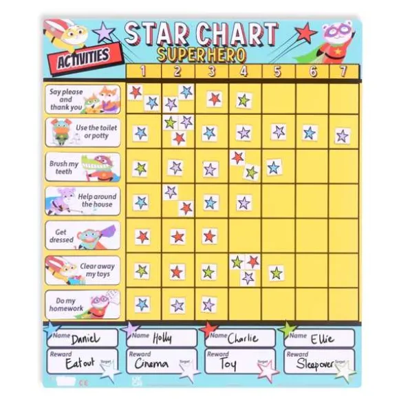 Magnetic Superhero Star Chart