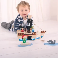 Mini Pirate Ship Playset