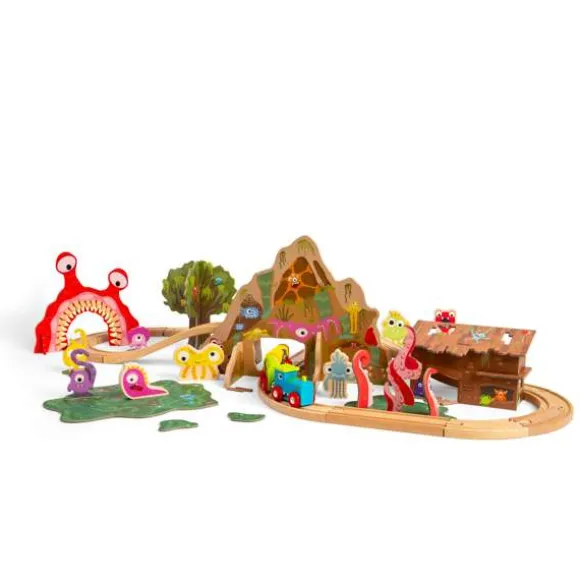 Monster Train Set - DAMAGED BOX