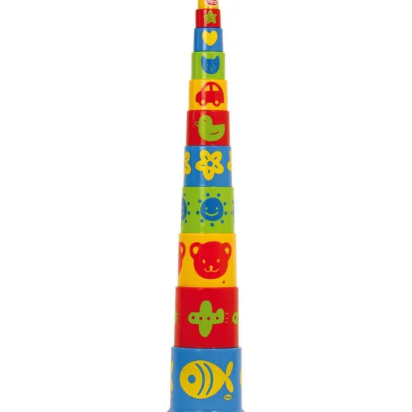 Multi Colour Stacking Buckets