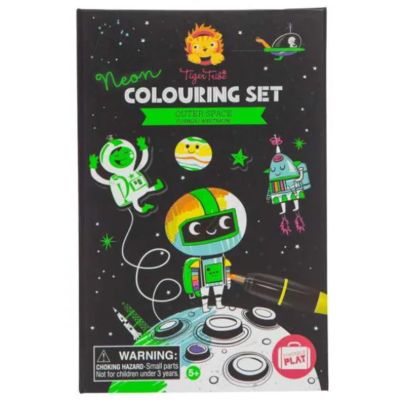 Neon Colouring Set - Outer Space