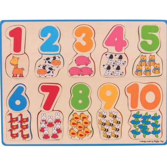 Number and Colour Matching Puzzle