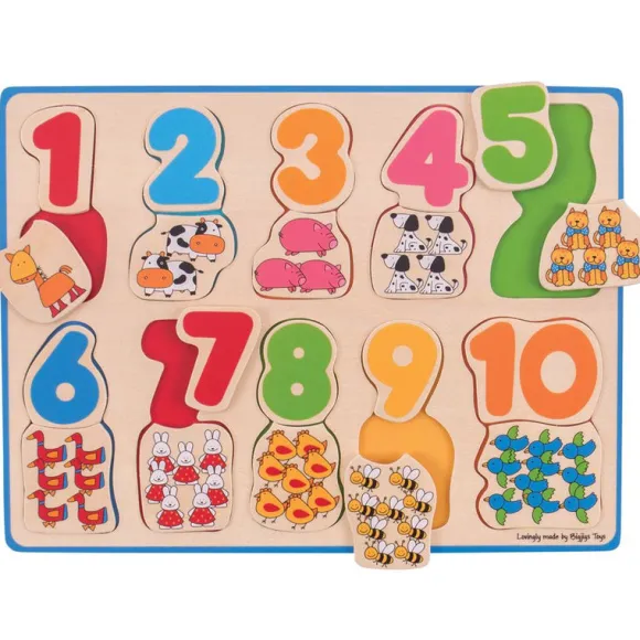 Number and Colour Matching Puzzle