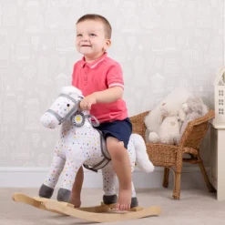 Patterned Rocking Horse
