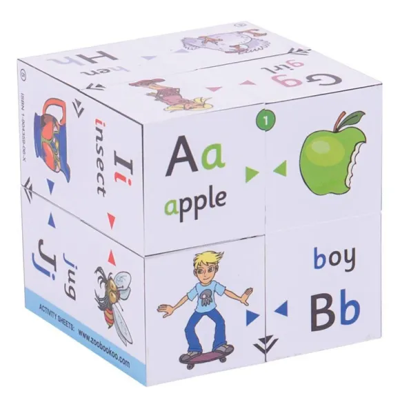 Pre-School Cube Book Pack - Alphabet and Numbers Cubes