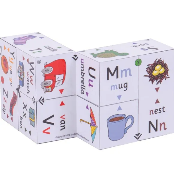 Pre-School Cube Book Pack - Alphabet and Numbers Cubes