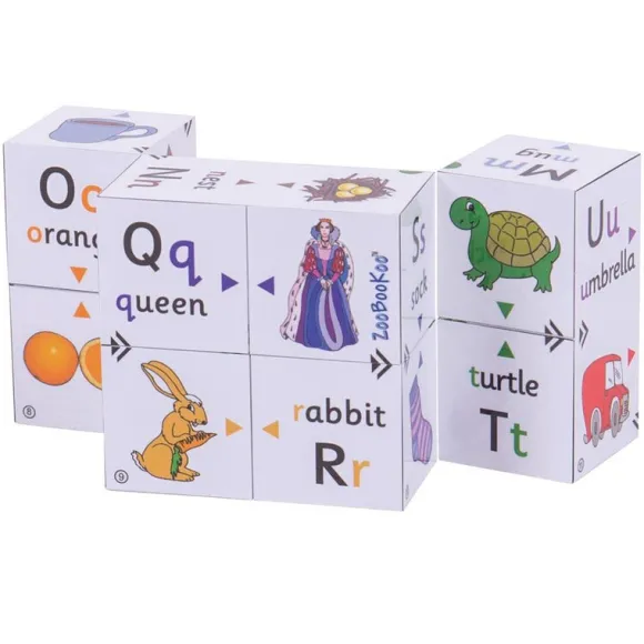 Pre-School Cube Book Pack - Alphabet and Numbers Cubes