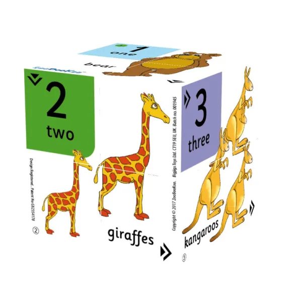 Pre-School Cube Book Pack - Alphabet and Numbers Cubes