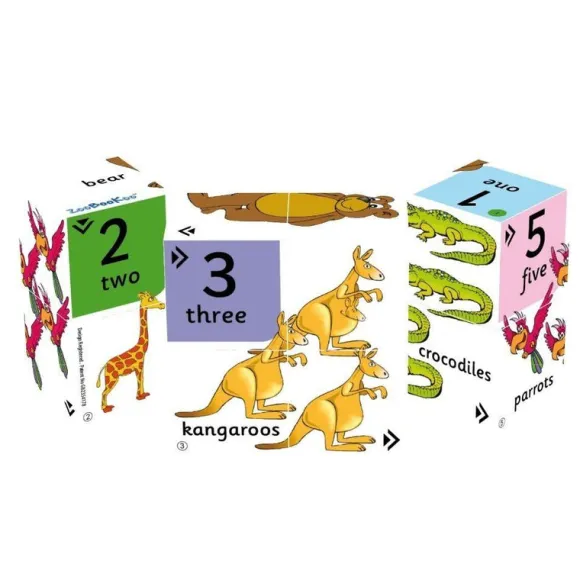 Pre-School Cube Book Pack - Alphabet and Numbers Cubes
