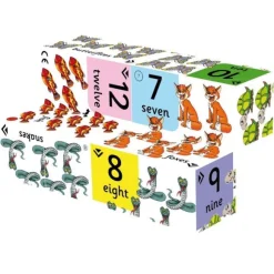 Pre-School Cube Book Pack - Alphabet and Numbers Cubes