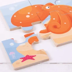 Sealife (6 Piece Puzzles) - 3 Puzzles