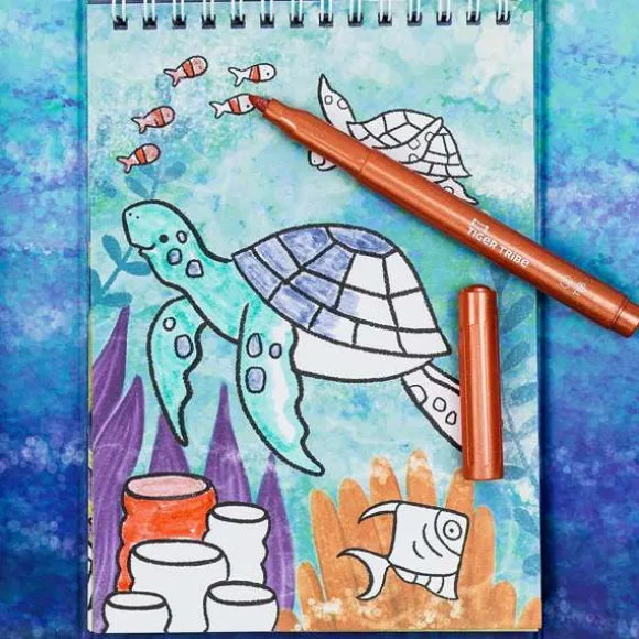 Shimmer Colouring Set - Sea Life
