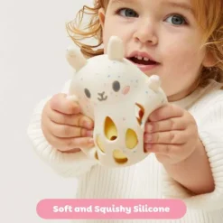 Silicone Rattle - Bunny