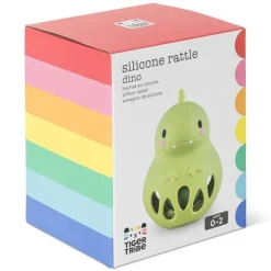 Silicone Rattle - Dino