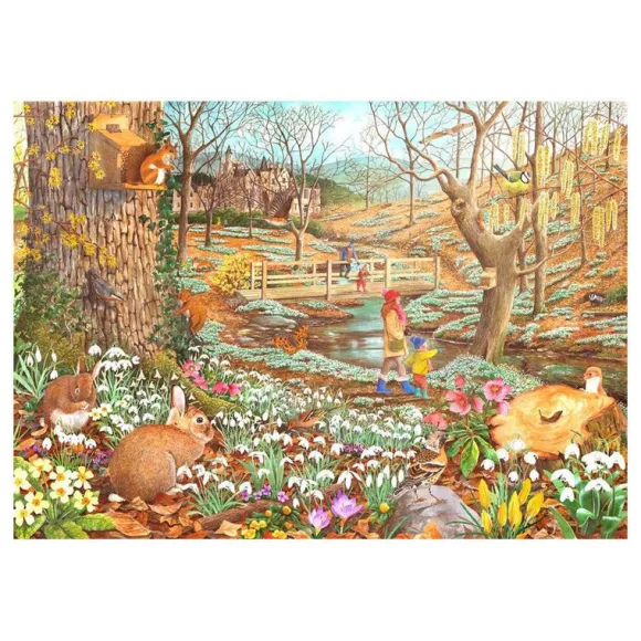 Snowdrop Walk - BIG 500 Piece Jigsaw Puzzle