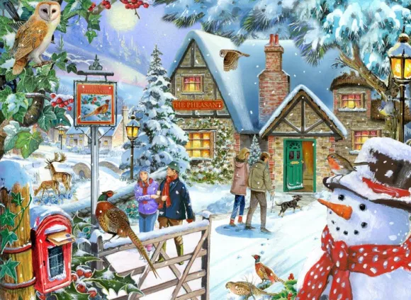 Snowman's View - 1000 Piece Jigsaw Puzzle