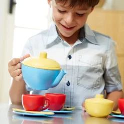 Tea Set (Blue Teapot)