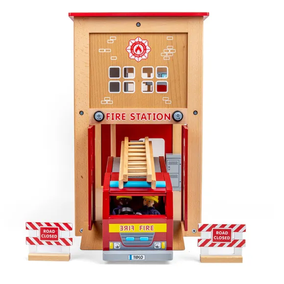 Tidlo Fire Station Toy Bundle