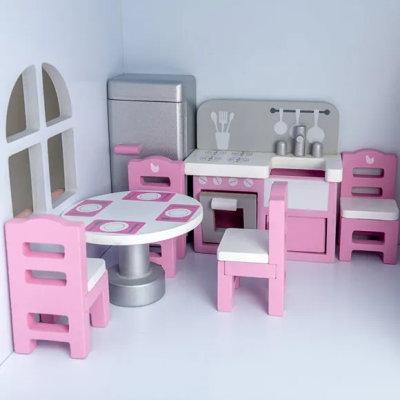 Tidlo Wooden Dolls House Bundle