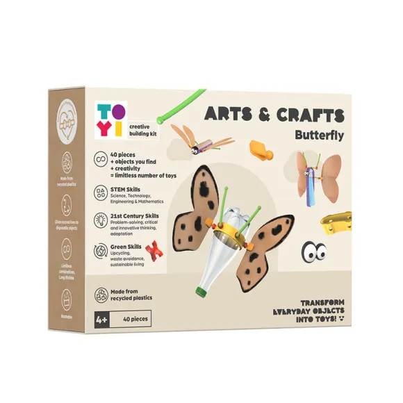 Toyi Arts and Crafts Butterfly Building Kit