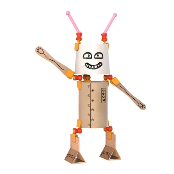 Toyi Arts and Crafts Robot Building Kit