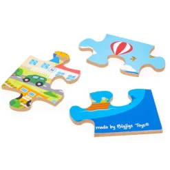 Transport Town Floor Puzzle - DAMAGED BOX