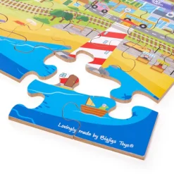 Transport Town Floor Puzzle - DAMAGED BOX
