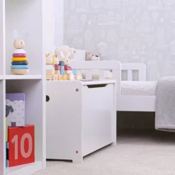 White Toy Chest