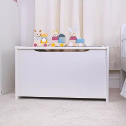White Toy Chest